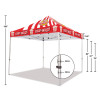 Custom Canopy Tent with Three Back Walls
