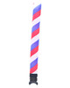 Red, White, & Blue Barber Pole Inflatable tube 10ft 