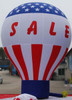 Hot Air Balloon Shape R/W/B