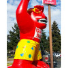 Red Gorilla Inflatable-side