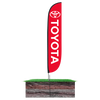 12ft Toyota Feather Flag spike