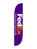 FedEx Authorized Ship Center Feather Flag Purple