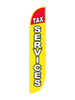 Tax Services Feather Flag Yellow
