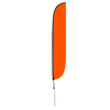 Orange Feather Flag with ground spike