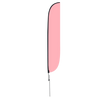 Pink Feather Flag with Ground Spike