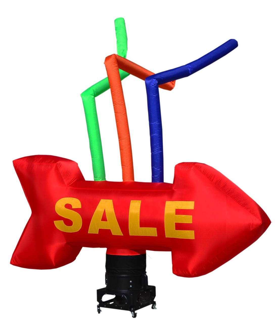 15ft Red Sale Arrow Inflatable Air Dancer | Tube Man | Wavy Man