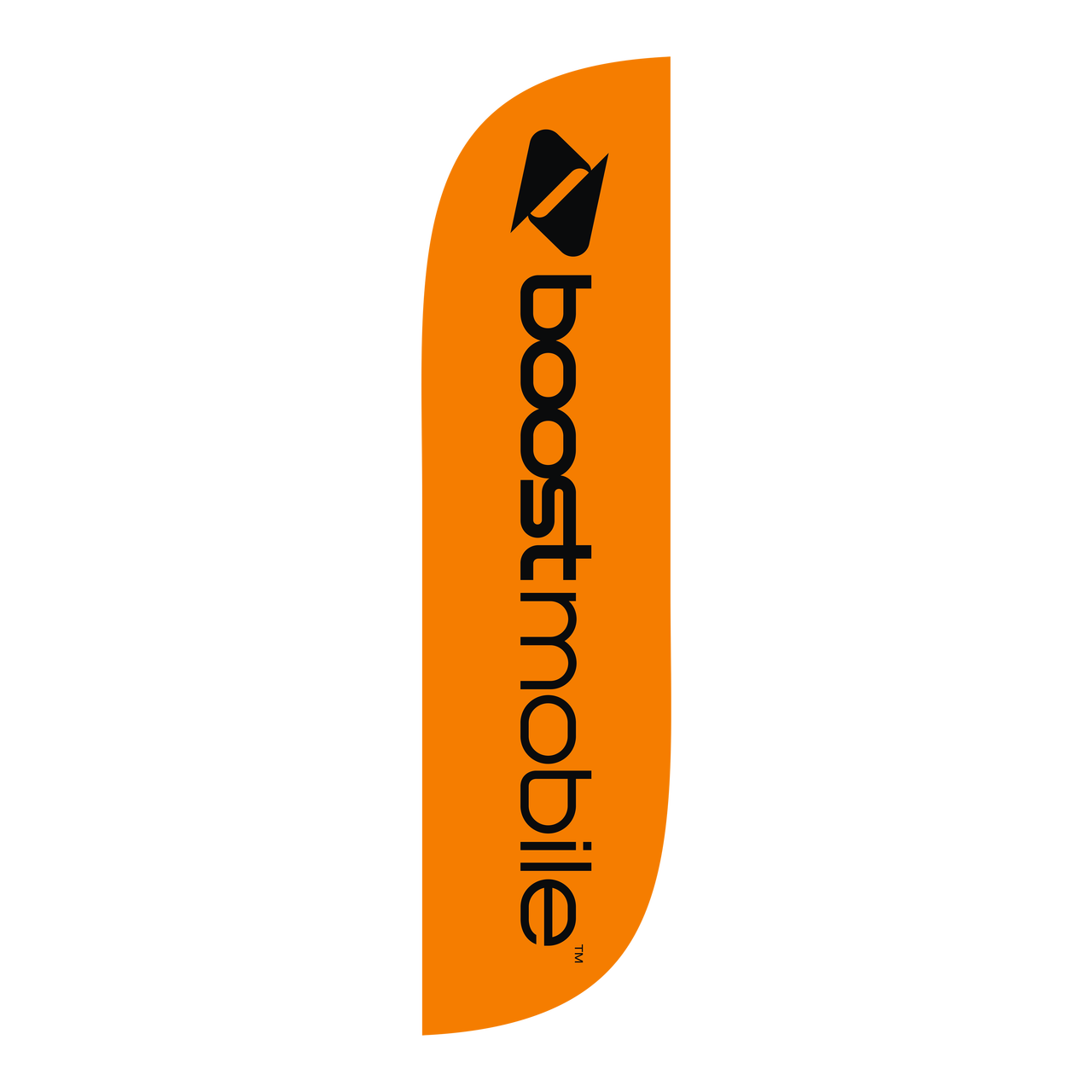 Boost Mobile 5ft Feather Flag Orange PreLettered Flags