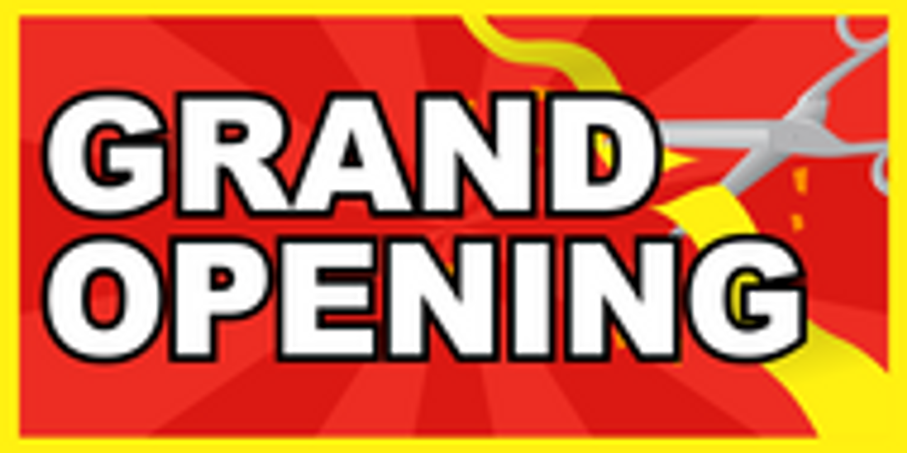 Grand Opening Banner-Red