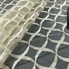 Ventura CL Cream Embroidered Sheer Drapery Fabric by Western Textiles