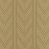 Onyx Club Stripe CL Gold Double Roll of Wallpaper  by Ralph Lauren