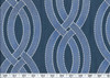 Winding Path CL Denim Drapery Upholstery Fabric by  P Kaufmann