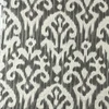 Tonal Ikat CL Smoke Drapery Upholstery Fabric by  P Kaufmann