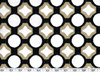 Debussy CL Black - Tan Velvet Upholstery Fabric by DeLeo Textiles