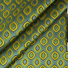 Tisdale in Caribe | Velvet Upholstery Fabric | Ogee Textured Velvet in Green, Blue, Lime | Heavyweight | DeLeo Textiles | 54" Wide | By the Yard
