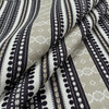 Ancient Stripe CL Onyx Drapery Upholstery Fabric by PK Lifestyles