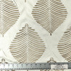 Lexi CL Sand Embroidered Drapery Upholstery Fabric by Regal Fabrics