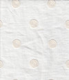 Cecily CL Winter White Embroidered  Sheer Drapery Fabric by  P Kaufmann