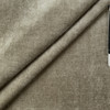 Palisades in Stone | Upholstery Fabric | Solid Taupe Velvet Chenille | 54" Wide | Heavy Weight | By The Yard