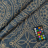 Timelessness CL Indigo Embroidered Drapery Upholstery Fabric by  P Kaufmann