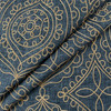 Timelessness CL Indigo Embroidered Drapery Upholstery Fabric by  P Kaufmann