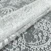 Coralie Lace CL Bright White114" Width Sheer Drapery Fabric by Ralph Lauren