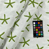 Sea Treasure Lime Upholstery Fabric