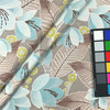 Floral Leaf Cappuccino Upholstery/Drapery Fabric by P. Kaufman