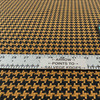 Killian in Camel | Upholstery Fabric | Houndstooth in Brown and Black | 54 Inch Wide | Heavy Weight | Cotton Blend | Ralph Lauren | By The Yard