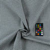 Kyle in Slate | Upholstery Fabric | Houndstooth in Ivory and Blue | 54 Inch Wide | Heavy Weight Fabric | Cotton Blend | Ralph Lauren | By The Yard