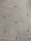 Pippa Winter White Sheer Drapery Fabric by P. Kaufman