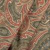 Tartufo 05 | Upholstery Fabric | Paisley in Red / Pink / Green / Tan | 54 Inch Wide | Medium Weight Fabric | Polyester / Cotton Blend | By The Yard