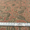 Tartufo 05 | Upholstery Fabric | Paisley in Red / Pink / Green / Tan | 54 Inch Wide | Medium Weight Fabric | Polyester / Cotton Blend | By The Yard
