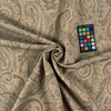 Tartufo 23 | Upholstery Fabric | Paisley in Beige / Grey / Taupe / Gold | 54 inches | Medium Weight | Polyester / Cotton Blend | By The Yard