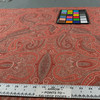 Tartufo 06 | Upholstery Fabric | Paisley in Red / Pink / Grey | 54 Inch Wide | Medium Weight Fabric | Polyester / Cotton Blend | By The Yard