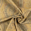 Tartufo 04 | Upholstery Fabric | Paisley in Yellow / Gold / Grey | 54 inches | Medium Weight | Polyester / Cotton Blend | Rioma | By The Yard