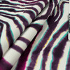 Oman 09 | Printed Velvet Upholstery Fabric | Abstract in Purple, Pink, Turquoise, and White | Heavyweight | 54" Wide | Rioma | By the Yard