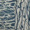 Terence Aqua Ink Upholstery Fabric by Clarence House