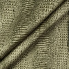 Corep 05 | Printed Velvet Upholstery Fabric | Snake Skin in Olive Green | Heavyweight | 54" Wide | Rioma | By the Yard
