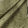 Corep 05 | Printed Velvet Upholstery Fabric | Snake Skin in Olive Green | Heavyweight | 54" Wide | Rioma | By the Yard