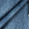 Corep 09 | Printed Velvet Upholstery Fabric | Snake Skin in Blue | Heavyweight | 54" Wide | Rioma | By the Yard.