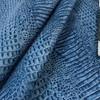 Corep 09 | Printed Velvet Upholstery Fabric | Snake Skin in Blue | Heavyweight | 54" Wide | Rioma | By the Yard.