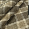 Woodbury in Cashmere | Upholstery Fabric | Chenille Plaid in Beige / Brown / Ivory | 54 Inch Wide | Heavy Weight | Cotton Blend | Ralph Lauren | By The Yard