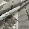 Pyramid Stripe Sandstone Outdoor Upholstery Fabric by Sunbrella