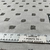 Stitch Block Charcoal Outdoor Upholstery Fabric by Sunbrella