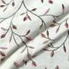 Leaf Sketch in Blush | Floral and Embroidery in White, Pink, Taupe and Gray | 54 Inch Wide | Medium Weight Fabric | Linen or Linen Like | Kravet | By The Yard