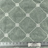 Fanfare Emb in Color Spa OSFB0226-1877 | Geometric in Ivory, White and Teal | 54 Inch Wide | Medium Weight Fabric | 100% Polyester | Kelly Ripa | By The Yard