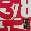 Numbers 01 Upholstery Fabric by Rioma