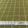 Sterling in Artichoke | Upholstery Fabric | Windowpane Plaid in Green and White | Medium Weight | Ralph Lauren | By the Yard