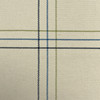 Baja in Victory | Upholstery Fabric | Large Scale Windowpane Plaid in Cream, Blue, and Green | Herringbone Weave | Medium Weight | Ralph Lauren | By the Yard