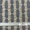 Mustang Stripe in Denim | Stripes in Blue, Beige, Ivory and Gray | 54 inches | Medium Weight Fabric | 100% Acrylic | By The Yard